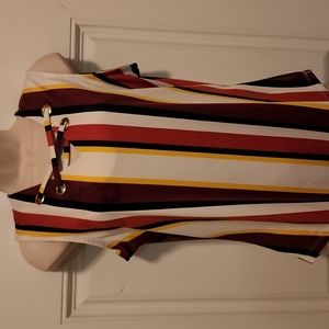Alison andrews Stripe short sleeve blouse